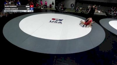 120 lbs Elias Pedroza, SDIKWA - San Diego-Imperial Kids Wrestling Association vs Jayden Castillo, LAWA - Los Angles Wrestling Association
