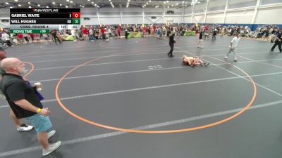 110 lbs Cons. Round 4 - Gabriel Waite, Unattached vs Will Hughes, Roundtree Wrestling
