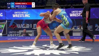 62 kg 1/4 Final - Ana Paula Godinez Gonzalez, Canada vs Lais Nunes De Oliveira, Brazil