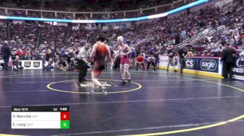 145 lbs Semifinal - Pierson Manville, State College vs Elias Long, Central York