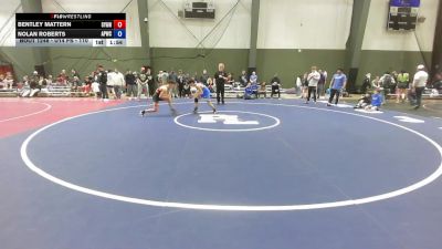 U14 FS - 110 lbs Semis - Bentley Mattern, Scrap Yard Garage Wrestling vs Nolan Roberts, All-Phase Wrestling Club