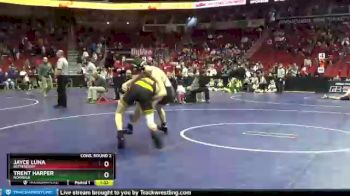 3 lbs Cons. Round 2 - Jayce Luna, Bettendorf vs Trent Harper, Norwalk