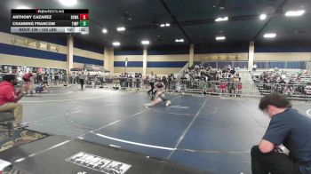 150 lbs Consi Of 16 #1 - Anthony Cazarez, Dcwa vs Channing Francom, Timpanogos