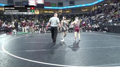 150 lbs Quarterfinal - Ashton Moreno, Algona vs Mikey Ryan, Mount Vernon