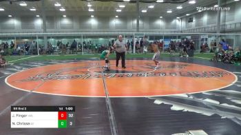 82 lbs Prelims - Jaiden Finger, Iowa Blue vs Nolan Chrisse, G2 Illinois