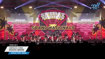 American Cheer - YOUTH WHITE [2024 L1 Youth - Medium Day 2] 2024 Spirit Sports Grand Nationals