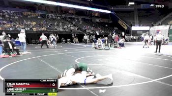 138 Class 1 lbs Semifinal - Tyler Kloeppel, Fatima vs Lane Kimbley, North Callaway