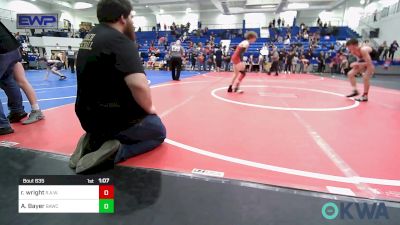 98 lbs Final - Randen Wright, R.A.W. vs Aiden Bayer, Broken Arrow Wrestling Club