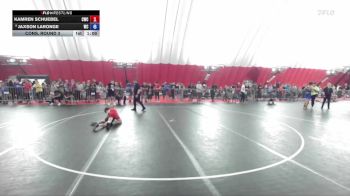 80 lbs Cons. Round 3 - Kamren Schuebel, Cadott Wrestling Club vs Jaxson LaRonge, Weigh-in Club