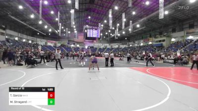 150 lbs Round Of 16 - Tatum Garcia, NM Bad Boyz vs Max Stragand, Littleton