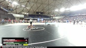 63 lbs Cons. Round 3 - Patrick Roberts, Cherry Creek Wrestling Club vs Benson Acorn, Deer Park Ironman Wrestling Club