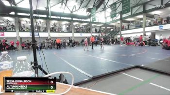 109-120 lbs Semifinal - Autumn Meeks, Metamora High School vs Tessa Donaldson, Unattached