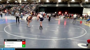 285 lbs Champ. Round 2 - Mario Quezada, William Jewell vs Charles Holub, Colorado School Of Mines