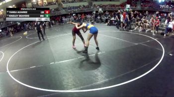 138 lbs Cons. Round 2 - Kinzley Beavers, Wahoo Wrestling Club vs Yaneli Alvarez, Lincoln Girls Wrestling