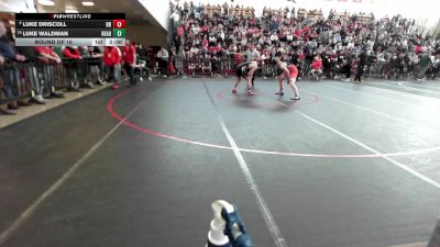 165 lbs Round Of 16 - Luke Driscoll, Bridgewater-Raynham vs Luke Waldman, Reading