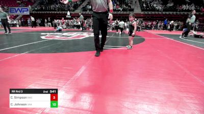 52 lbs Rr Rnd 3 - Danger Welch, Claremore Wrestling Club vs Max Snedden, Collinsville Cardinal Youth Wrestling