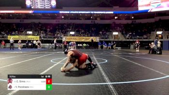 157 lbs Round Of 16 - Christopher Sims, UNLV vs Yury Pozdneev, Ohio State WC