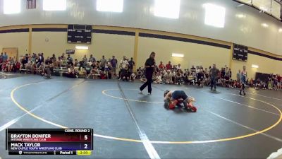 86 lbs Cons. Round 3 - Tripp Demske, Midwest Xtreme Wrestling vs Ryan Prendergast, Midwest Regional Training Center