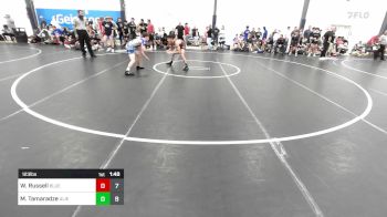 123 lbs Quarterfinal - William Russell, Blue Wave vs Musa Tamaradze, Team Alien UFO