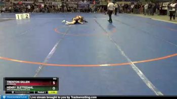 132 lbs Champ. Round 1 - Trenton Gillen, Dickinson vs Henry Slettedahl, Breckenridge/Wahpeton