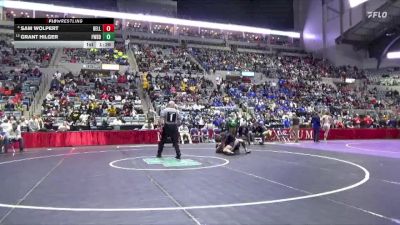 150 lbs Champ. Round 1 - Grant Hilger, Fort Wayne Bishop Dwenger vs Sam Wolpert, Bellmont (IN)