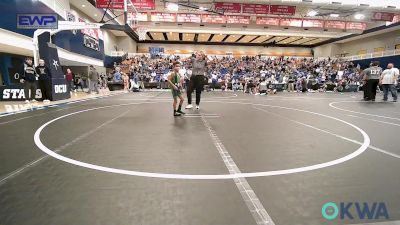 49 lbs Round Of 16 - Zeke DeMauro, Perry Wrestling Academy vs Jose Rosas Jr., OKC Saints Wrestling