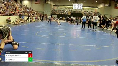 84 lbs Round Of 16 - Koby Kirkpatrick, Rockmart Takedown Club vs Joel Brock, The Storm Wrestling Center