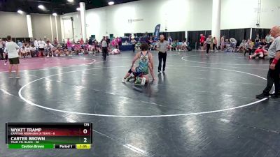 175 lbs Champ Round 1 (16 Team) - Wyatt Tramp, Capitian Nebraska (A Team) vs Carter Brown, Team STL Black