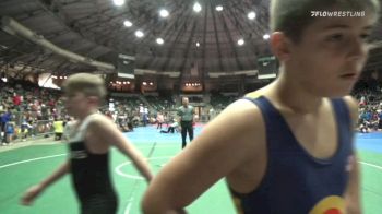 110 lbs Semifinal - Chase Montroy, Team Tulsa Wrestling Club vs Delando Jackson, North Mabee Team Stampede