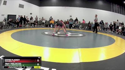 90 lbs Round 4 - Zayne Flaskey, Team Batty vs Troy Migliaccio, Ruthless Wrestling Club