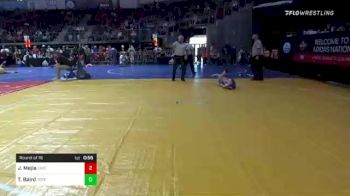 55 lbs Round Of 16 - Julien Mejia, Chickasha Youth Wrestling vs Trig Baird, Topeka Blue Thunder