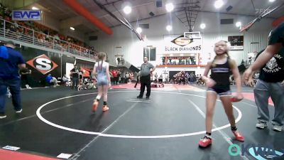 80 lbs Rr Rnd 3 - Gabriella McFarland, Sallisaw Takedown Club vs Bristol White, Spartan Wrestling Fort Smith