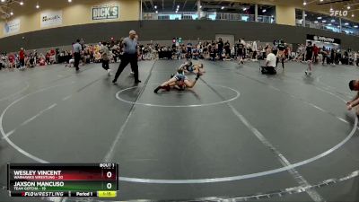 80 lbs Round 1 (6 Team) - Wesley Vincent, Warhawks Wrestling vs Jaxson Mancuso, Team Gotcha