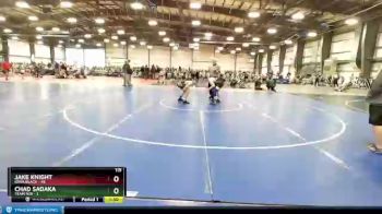 115 lbs Round 3 (6 Team) - Jake Knight, Iowa Black vs Chad Sadaka, Team NJB