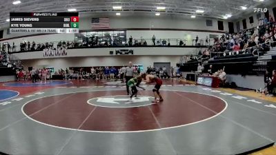 132 lbs Quarters & 1st Wb (16 Team) - James Sievers, Social Circle vs Kye Young, Dublin