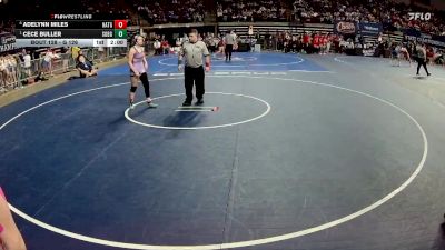 G 126 lbs Quarterfinal - CeCe Buller, South Beauregard Girls vs Adelynn Miles, Haughton Girls