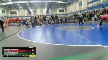 140 lbs Round 2 (4 Team) - Daniel Warmick, Portage vs Hunter Fender, Bloomington South