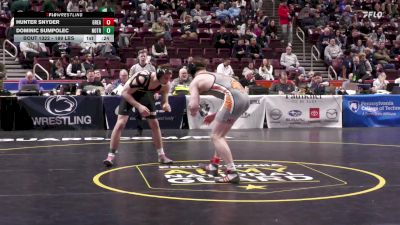 189 lbs Consi 5 - Hunter Snyder, Greater Latrobe vs Dominic Sumpolec, Notre Dame GP