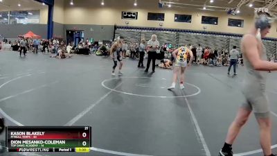 120 lbs Round 1 (8 Team) - Dion Mesanko-Coleman, Top Dawg Academy vs Kason Blakely, PitBull Terps