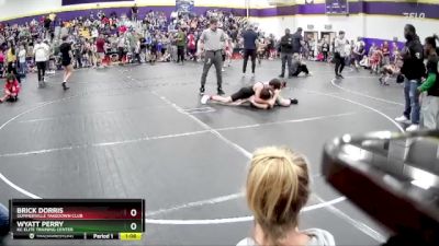 125 lbs Quarterfinal - Brick Dorris, Summerville Takedown Club vs Wyatt Perry, KC Elite Training Center