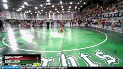 60-61 lbs Round 2 - Dawson McCoy, Deer Park Ironman WC vs Dawson Finnerty, INWTC