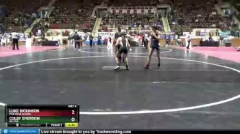 106 lbs Cons. Round 2 - Colby Emerson, Helena vs Luke Dickinson, Pike Road School