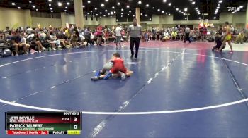 70 lbs Round 1 - Patrick Talbert, Wolfpack Wresting - Northshore vs Jett Deville, Rebel Wrestling Club