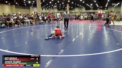 70 lbs Round 1 - Patrick Talbert, Wolfpack Wresting - Northshore vs Jett Deville, Rebel Wrestling Club