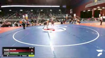3A-120 lbs Cons. Round 1 - Wyatt Dickinson, Worland vs Ryder Wilson, Evanston