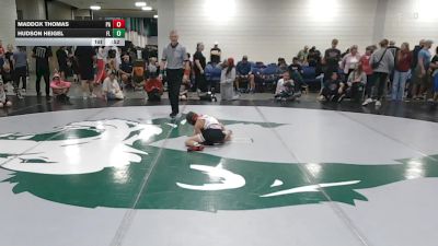 80 lbs Consi Of 16 #2 - Maddox Thomas, PA vs Hudson Heigel, FL