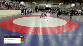 57 lbs Semifinal - Adam Rasmussen, Backyard Brawlers Wrestling Club vs Samuel Shell, Morris Fitness Wrestling Club