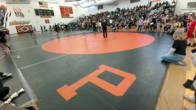 105 lbs Champ. Round 1 - Hudson Moore, Rocky Mountain Middle School vs Jace Porter, Lander Middle School