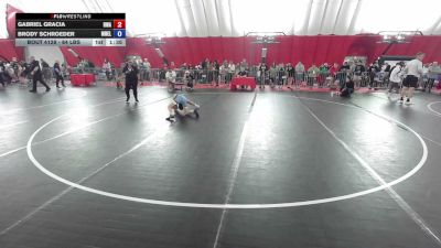 84 lbs Quarters - Gabriel Gracia, Region Wrestling Academy vs Brody Schroeder, Mn Elite