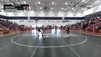 Girls 117 lbs Cons. Semi - Nalah Ackley, Lassen Girls vs Ashleen Madare, Live Oak Girls